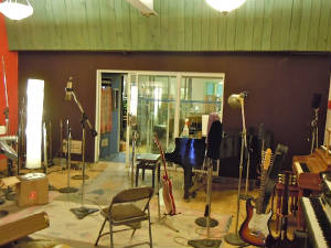 sound room in recording studio