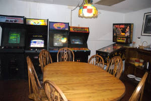Arcade room for recording studio